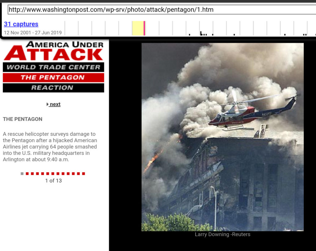 Washington Post via archive.org Pentagon photos 9-11
