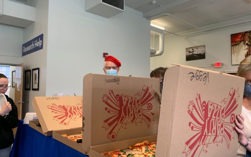Every kind of pizza now served at Fraser Hall Library Stressbusters